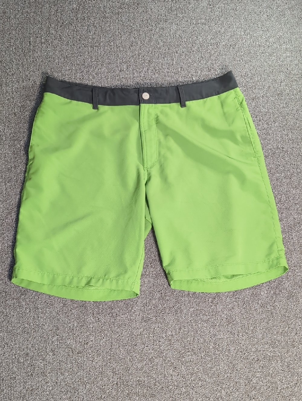 The North Face Whitecap Hybrid Shorts Size 36x10 in Lime Green And Gray Hiking